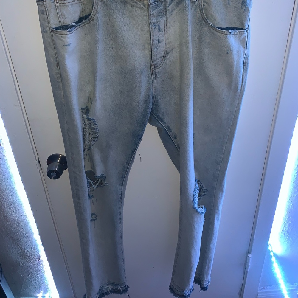 MNML BLUE BAGGY DENIM